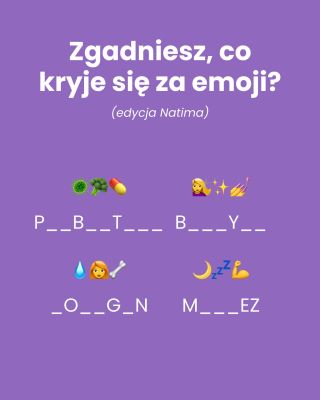 Kto trafi wszystkie 4, wygrywa! #natima #natimapl #natios #natioshealth